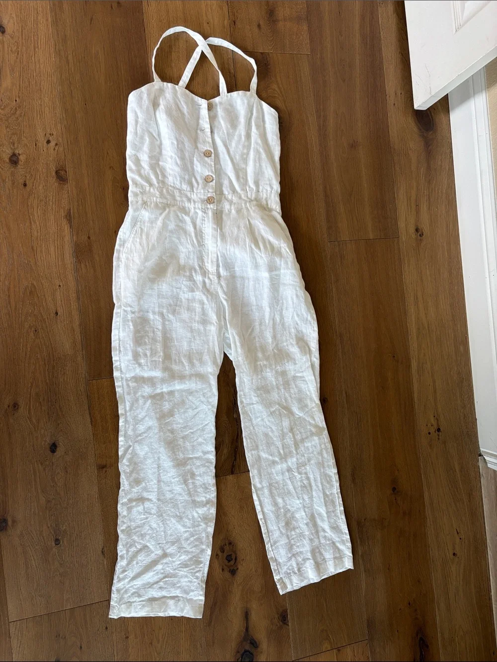 Ozzy jumpsuit, linen - Picture 2 of 5